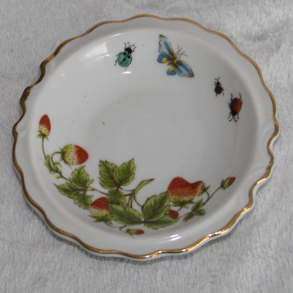 Spring Time Porcelain Trinket Dish By Royal Crown